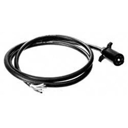 POLLAK Pollak P6Q-14117 8 ft. Trailer Cable with 7 Way Connector Replaceable Cord P6Q-14117